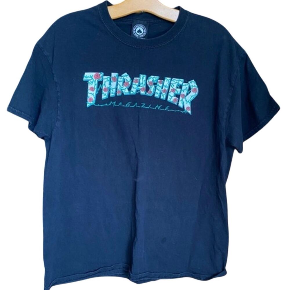 Thrasher Black Skate Tee